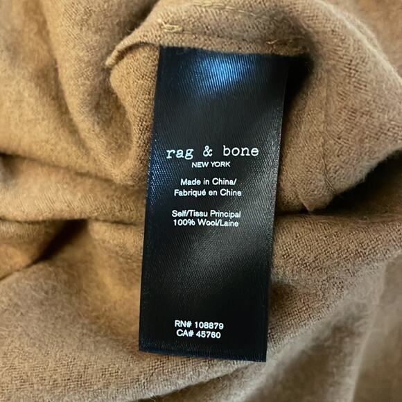 Rag and Bone Long Sleeve Wool Midi Dress Size Small New Retails $450 - Picture 7 of 7